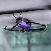universal car visor sunglasses holder and card clip, view 8 - MRSLM