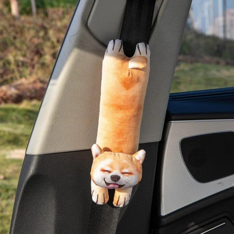 cartoon car seat belt cover, view 3 - MRSLM