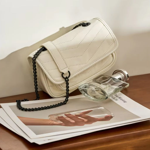genuine leather small square shoulder bag - MRSLM