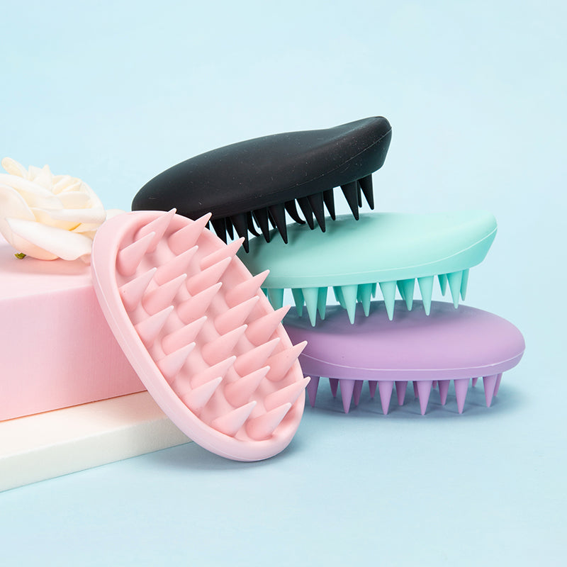 silicone integrated shampoo brush, view 9 - MRSLM