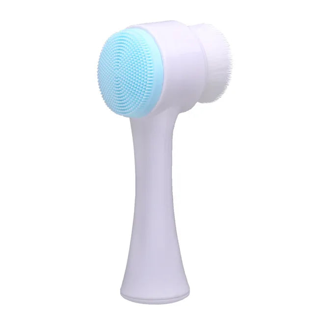 Soft silicone facial cleansing brush, view 2 - MRSLM