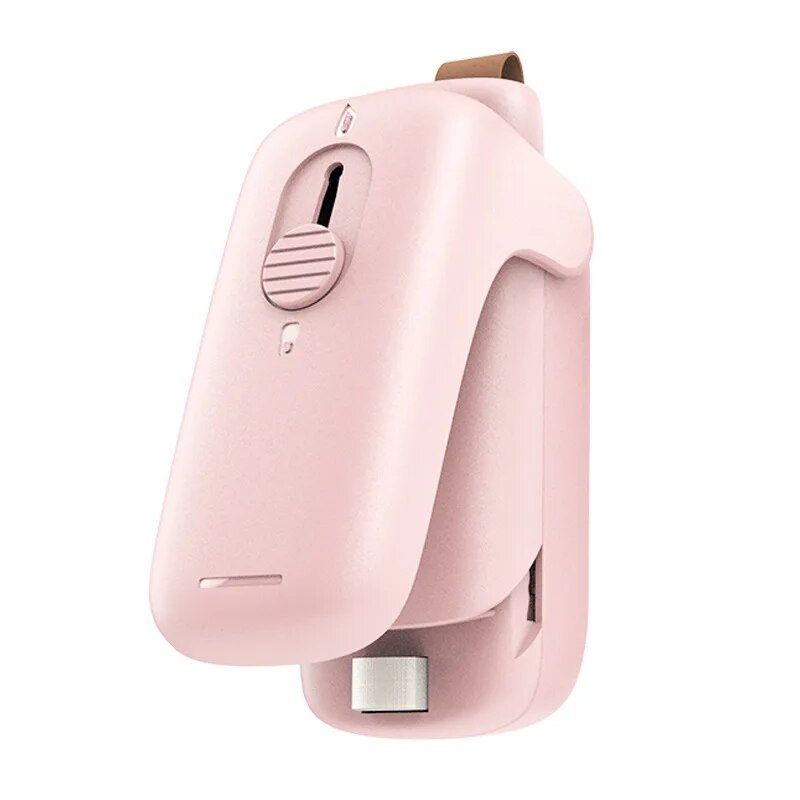 portable mini bag sealer and cutter, view 5 - MRSLM