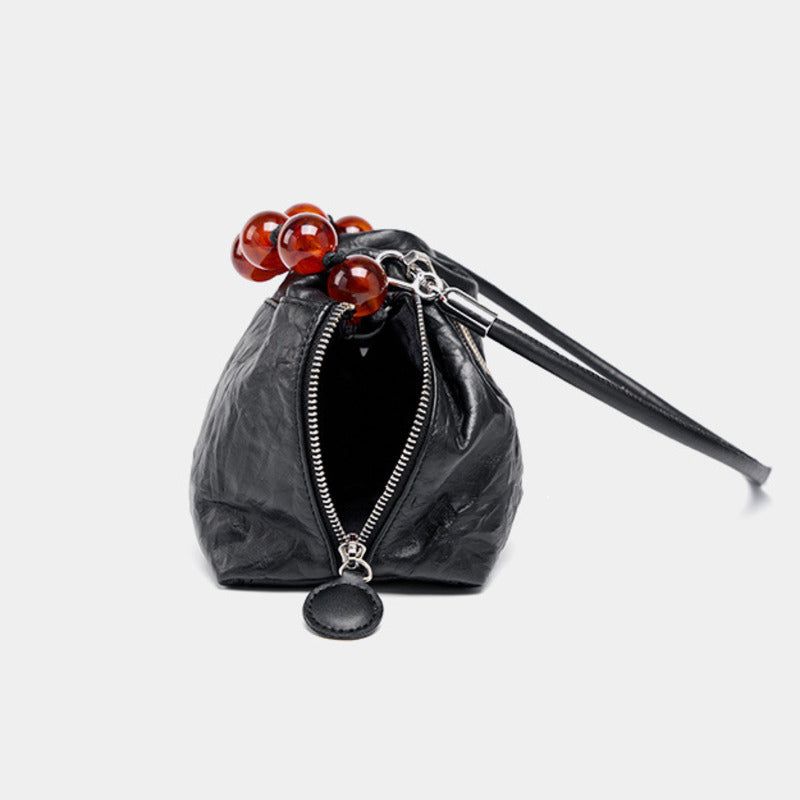 leather crossbody bag, view 8 - MRSLM
