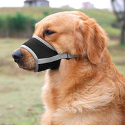 adjustable breathable dog muzzle, view 5 - MRSLM