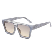 Gradient lens shield sunglasses, view 4 - MRSLM