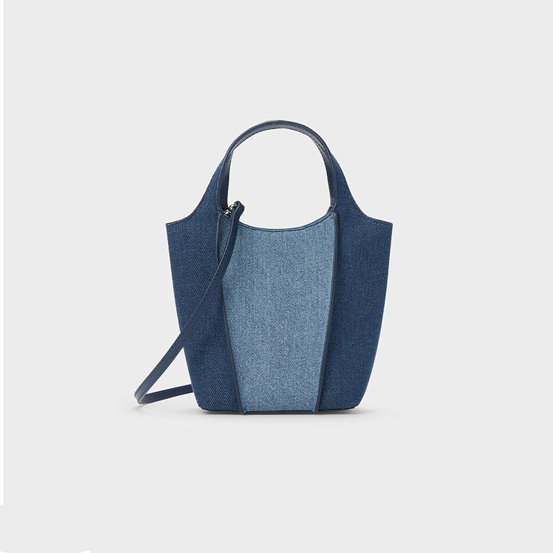 vintage square tote bag, view 3 - MRSLM