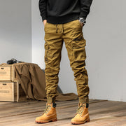 american straight multi-pocket work trousers, view 4 - MRSLM