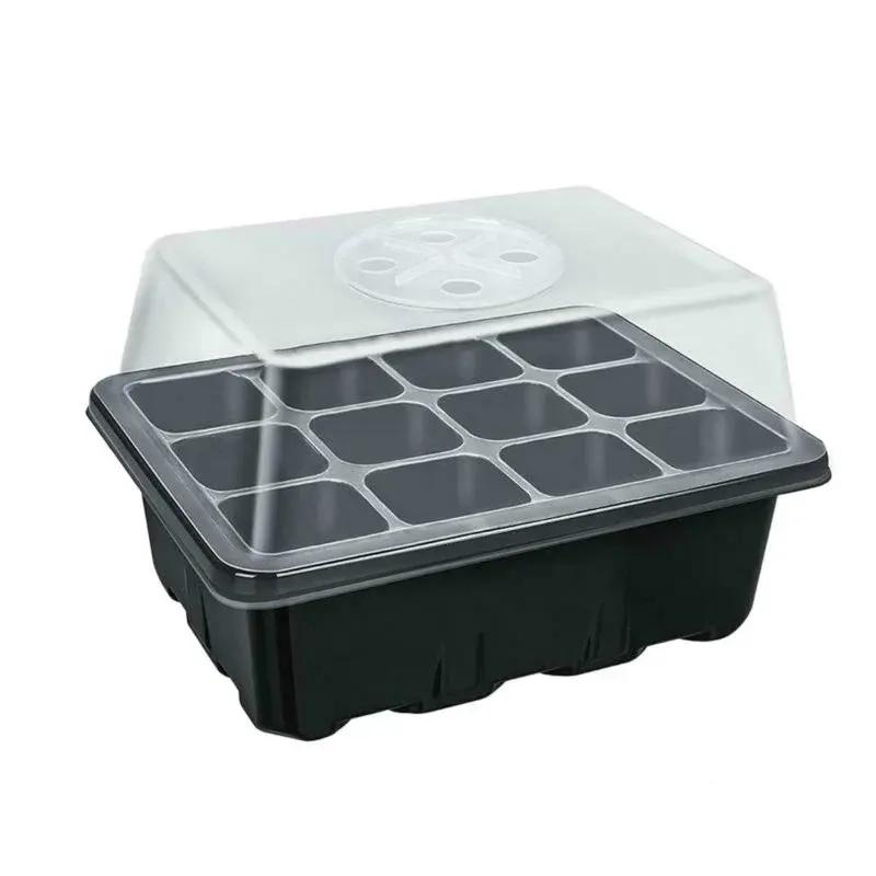 12-hole seed starter tray with cover, view 2 - MRSLM