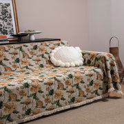 retro jacquard sofa cover, view 4 - MRSLM