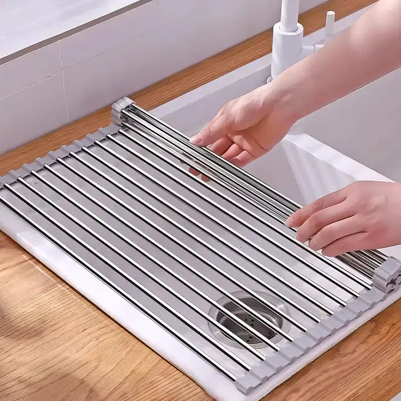 stainless steel sink draining rack, view 8 - MRSLM