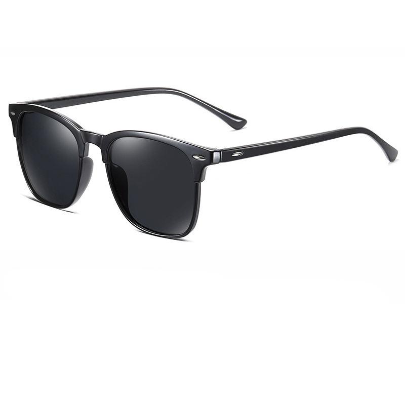 Retro square polarized sunglasses for men, view 5 - MRSLM