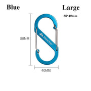 s-type aluminum carabiner, view 2 - MRSLM