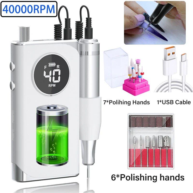 electric nail drill machine, view 8 - MRSLM