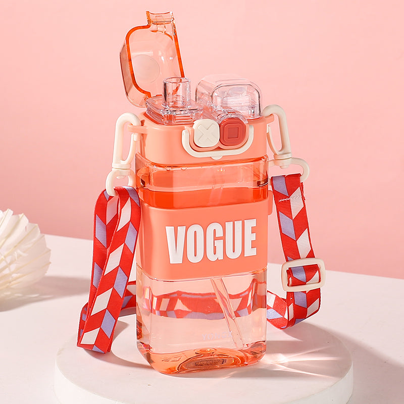 leak-proof kids water bottle with straw, view 4 - MRSLM