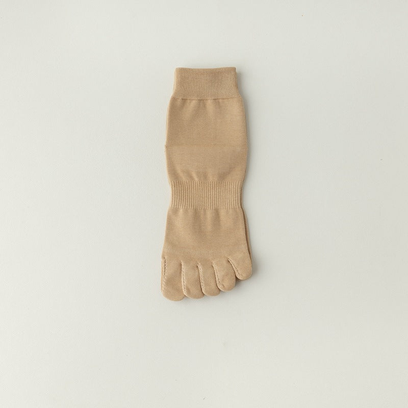 women's cotton toe socks, view 10 - MRSLM