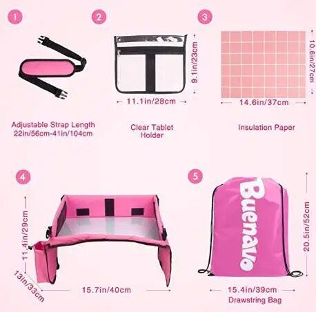 car seat activity tray, view 6 - MRSLM