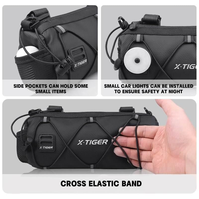 waterproof cycling handlebar bag, view 5 - MRSLM