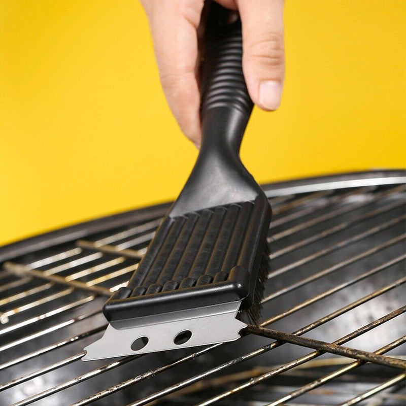 stainless steel bbq grill cleaning brush, view 5 - MRSLM