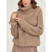 warm turtleneck sweater for women, view 9 - MRSLM