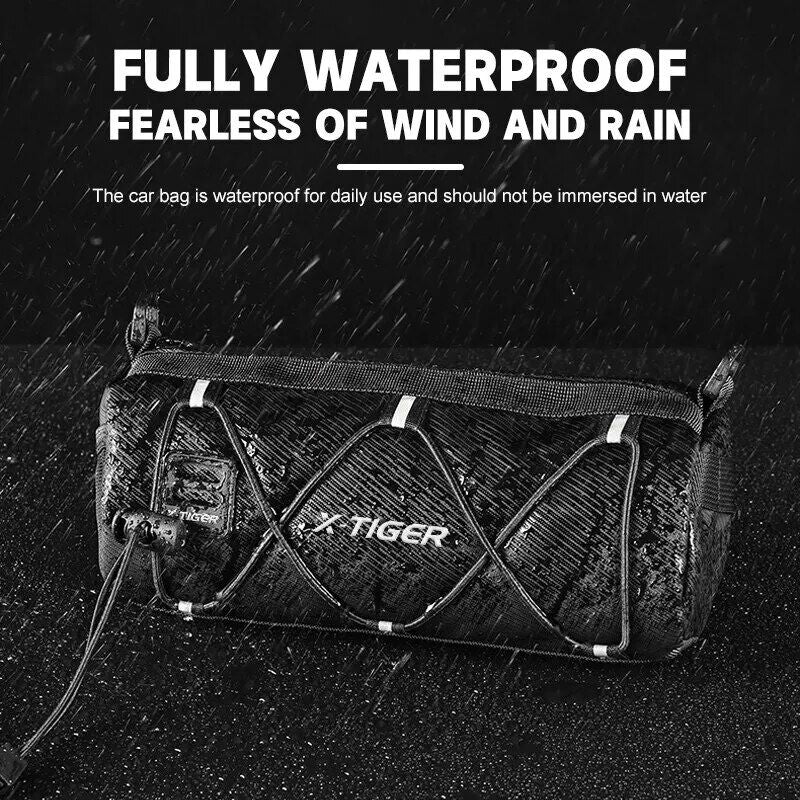 waterproof cycling handlebar bag, view 6 - MRSLM