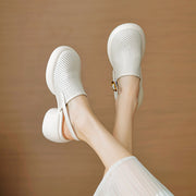 round toe platform heels, view 28 - MRSLM