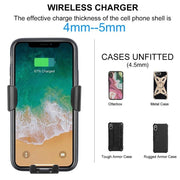 10w qi wireless charger car mount, view 7 - MRSLM