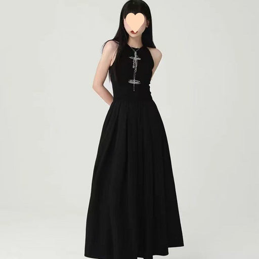 long sleeve A-line sling dress - MRSLM