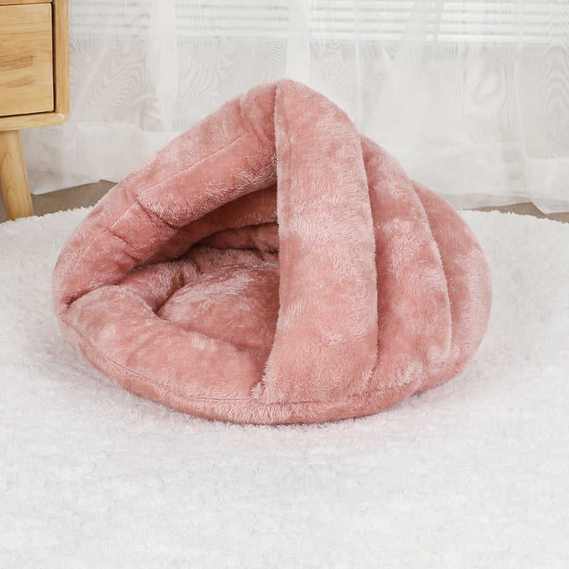 cozy plush dog bed, view 2 - MRSLM