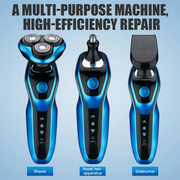 electric rotary shaver and beard trimmer, view 3 - MRSLM