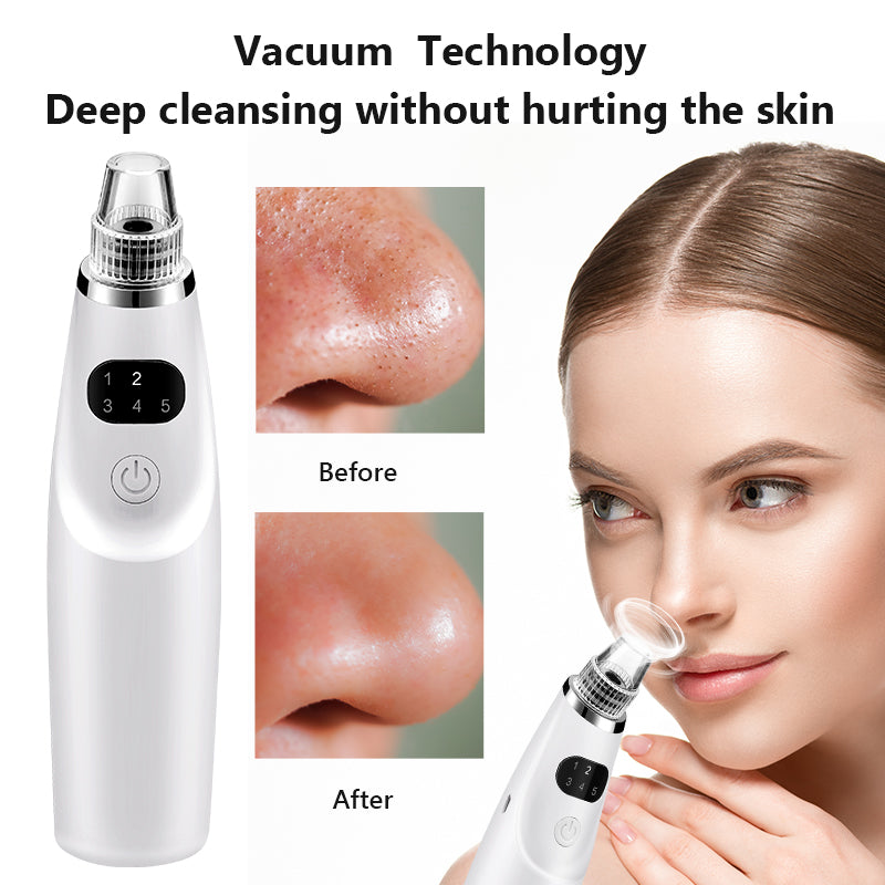electric blackhead remover vacuum suction tool, view 8 - MRSLM