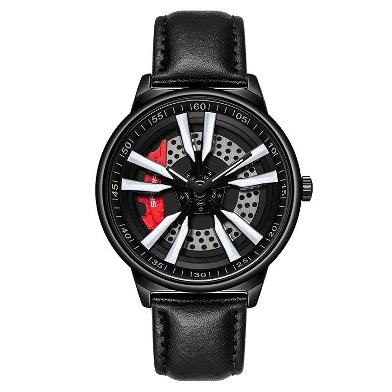 rotating wheel quartz watch, view 6 - MRSLM