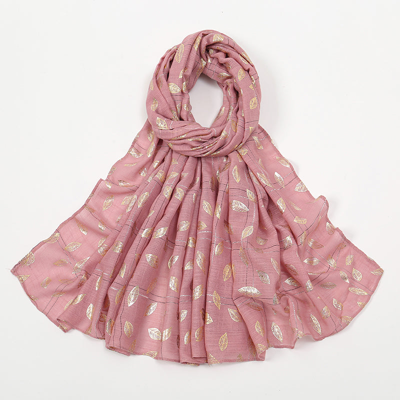 gold glitter scarf, view 3 - MRSLM