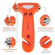 car safety hammer and seatbelt cutter, view 12 - MRSLM
