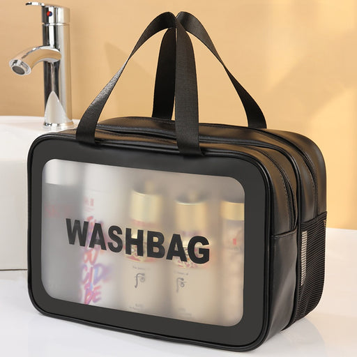 Wet-dry separation makeup bag, view 3 - MRSLM