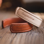 leather thunderbird cuff bracelet, view 8 - MRSLM