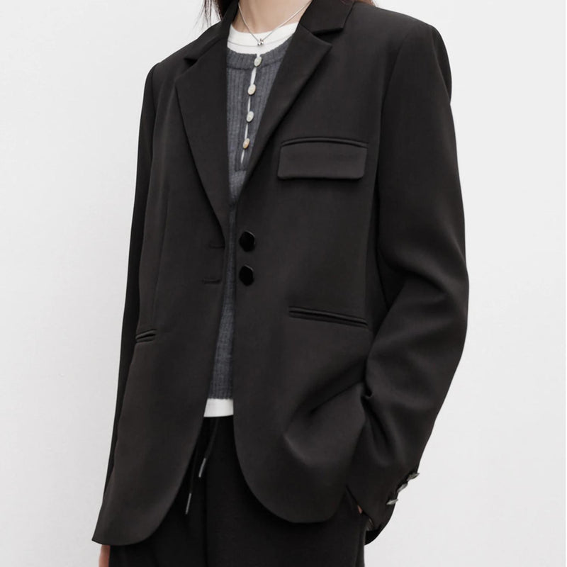 petite black suit jacket - MRSLM