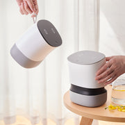 compact desktop trash bin, view 7 - MRSLM