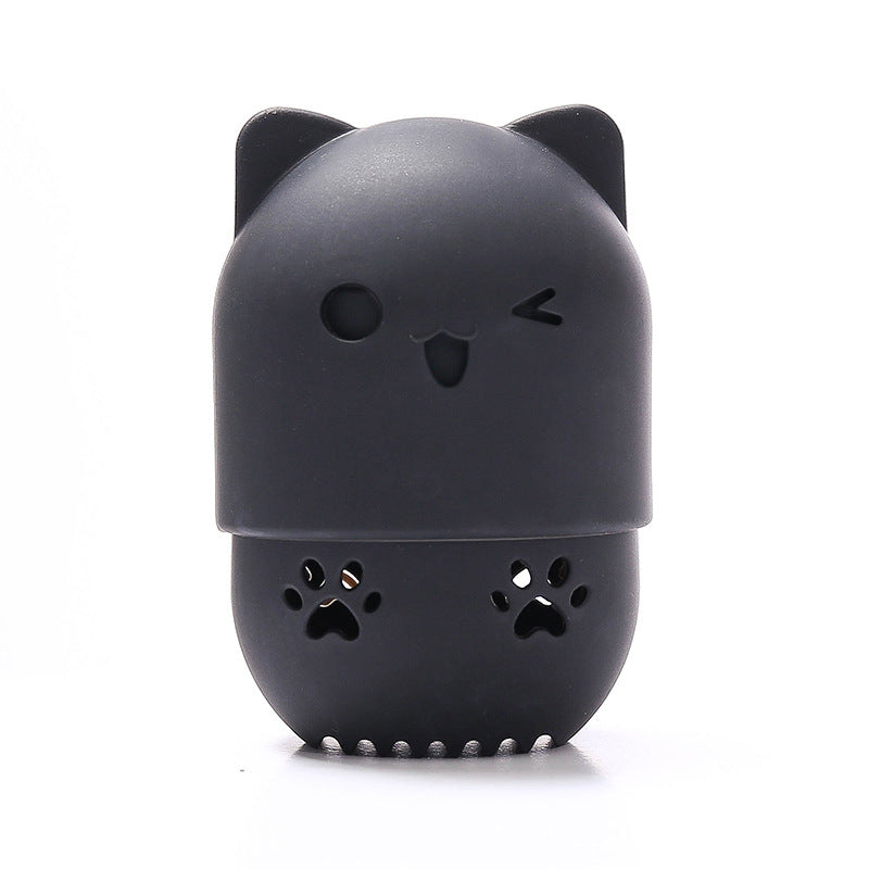 silicone cosmetic blender sponge holder, view 2 - MRSLM