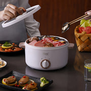 mini electric cooking pot with food steamer - MRSLM