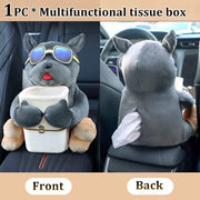 cartoon car tissue and trash holder, view 2 - MRSLM