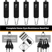 home gym resistance band set, view 9 - MRSLM