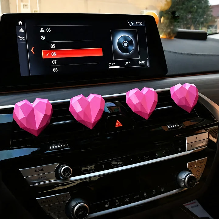 Heart-Shaped Car Vent Air Freshener