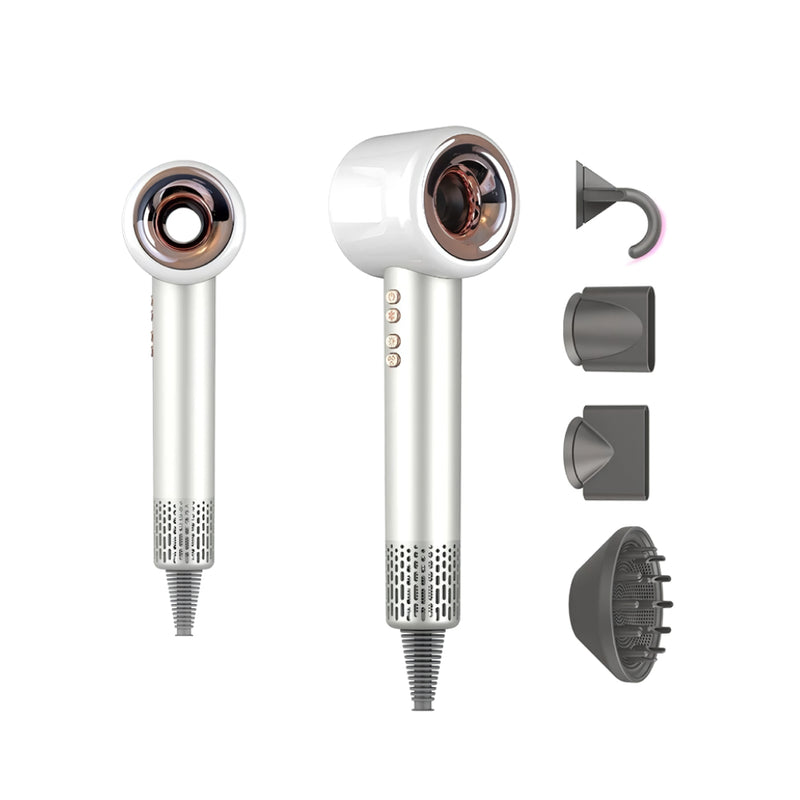leafless hair dryer with negative ion, view 3 - MRSLM