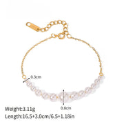 pearl spacer necklace or bracelet, view 3 - MRSLM