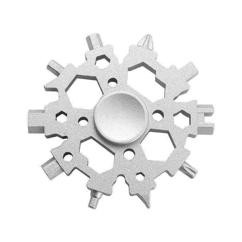 Versatile 23-in-1 Snowflake Multitool: The Ultimate Outdoor Companion