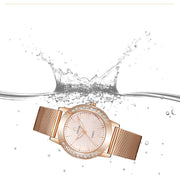 women's mesh strap quartz watch, view 2 - MRSLM