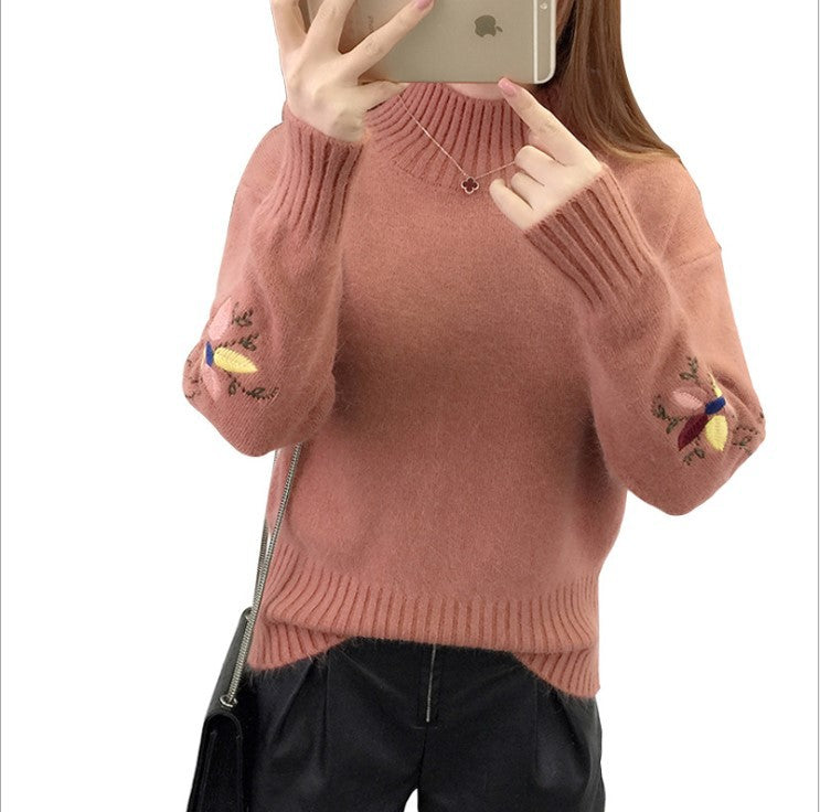 half turtleneck sweater women, view 4 - MRSLM