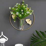 Gold wall-mounted hydroponic flower pot, view 8 - MRSLM