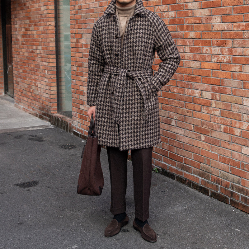 houndstooth men's warm jacket, view 4 - MRSLM