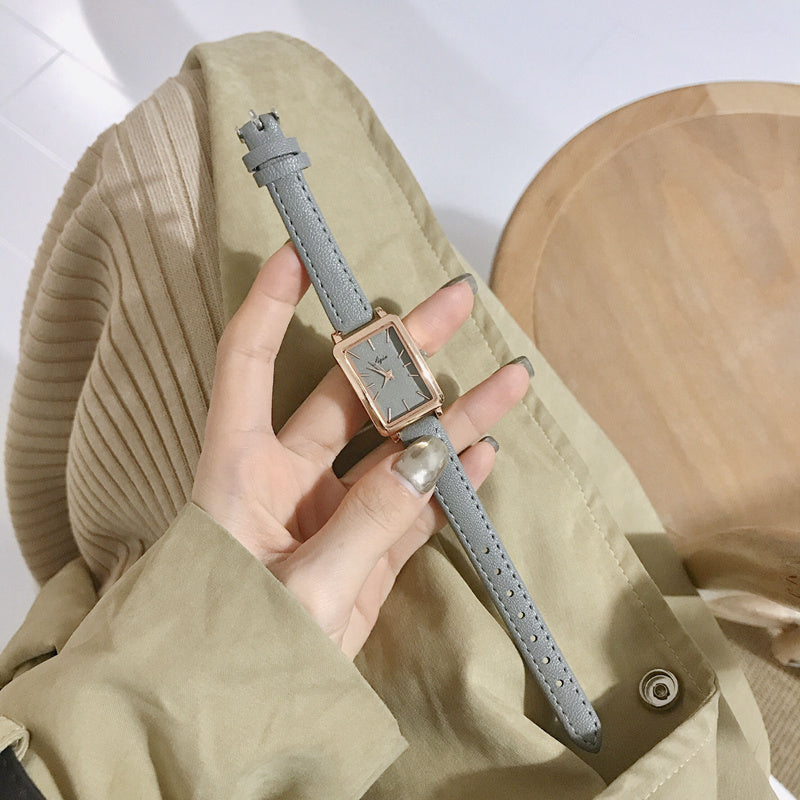 retro square women's watch, view 9 - MRSLM